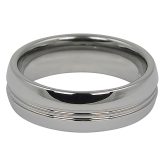 FTR 020 Twin Groove Tungsten Ring 2