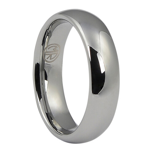 FTR 021 High Polished Mens Tungsten Wedding Ring 1