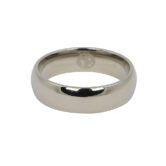 ITR 066 Polished Titanium Mens Ring