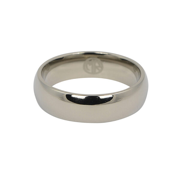 ITR-066 - Polished Titanium Mens Ring Polished Titanium Mens Ring