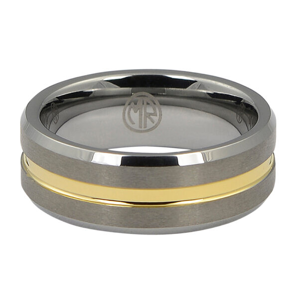 FTR-033-Tungsten Mens Wedding Ring With Gold-2 ftr-033-tungsten-mens-wedding-ring-with-gold-2
