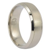 ITR 077 Titanium Mens Wedding Ring