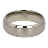 ITR 077 Titanium Mens Wedding Ring 2