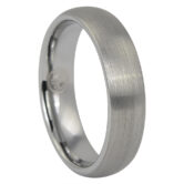 FTR-059-Brushed-Dome-Tungsten-Ring-video