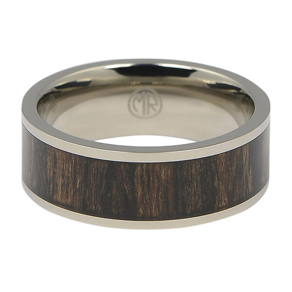 ITR-104-Titanium Mens Ring with Dark Hawaiian Koa Wood Centerpiece-2 itr-104-titanium-mens-ring-with-dark-hawaiian-koa-wood-centerpiece-2