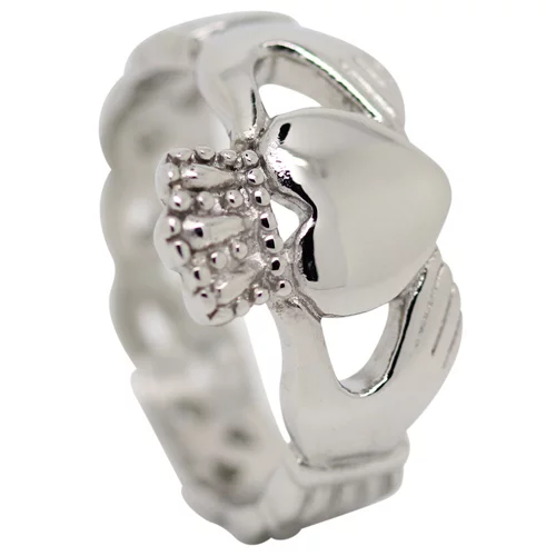 Mens Traditional Claddagh Ring