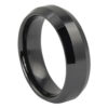 Polished Ceramic Mens Wedding Ring