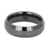 Polished Ceramic Mens Wedding Ring