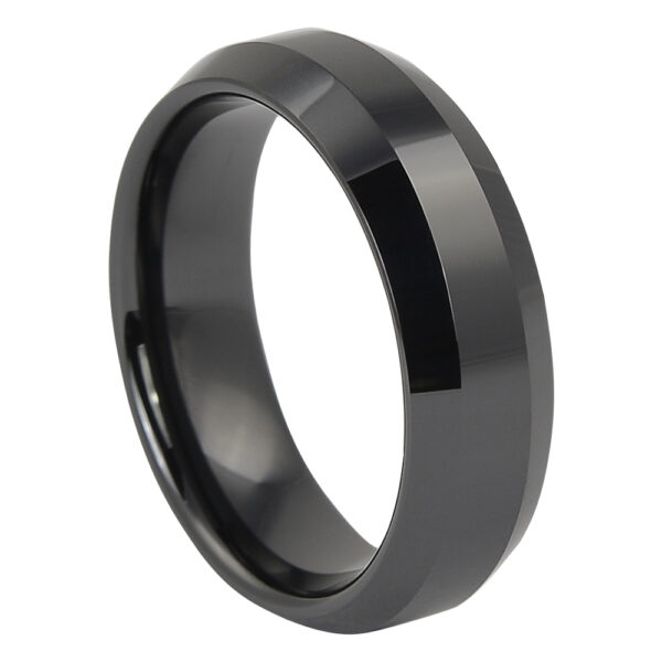Polished Ceramic Mens Wedding Ring Polished Ceramic Mens Wedding Ring