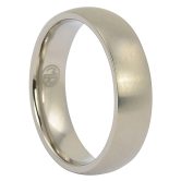 ITR 114 Satin Mens Titanium Wedding Ring