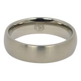 ITR 114 Satin Mens Titanium Wedding Ring 2