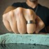 ITR-122 Titanium Mens Ring