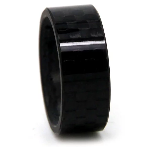 Pure Carbon Fibre Mens Ring