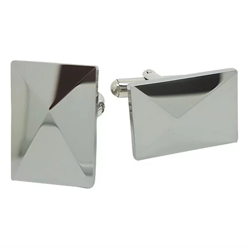Faceted Tungsten Cufflinks