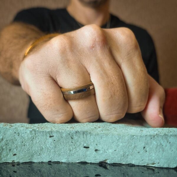 ITR-156 Titanium Rood Mens Ring ITR-156 Titanium Rood Mens Ring