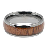 FTR 105 Tungsten and Rosewood Mens Ring 2