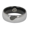 Tungsten Heart Mens Promise Ring