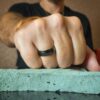 ITR-164 Black Titanium Ring