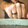 ITR-167 Black Titanium Ring
