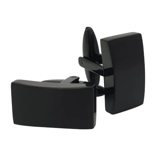 Brushed Black Cufflinks