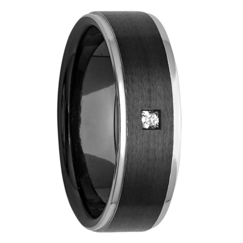 Buy Mens Wedding Bands Black Zirconium With 14k Gold. Black Wedding Rings,  Black Wedding Bands, Black Ring Online in India - Etsy