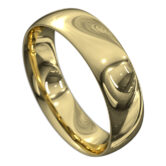 WWCS1020 Y Yellow Gold Polished Wedding Ring