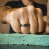 ITR-171 Titanium Gold Ring
