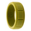 olive mens silicone ring