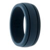 navy mens silicone ring