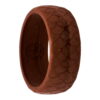 brown snake silicone ring