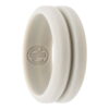 white silicone ring