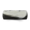 black silicone rings with white marbled finish