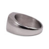 Resolute Black Square Pinky Signet Ring