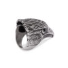 Talon Black-Eyed Eagle Steel Signet Ring