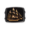 Golden Galleon Signet Ring