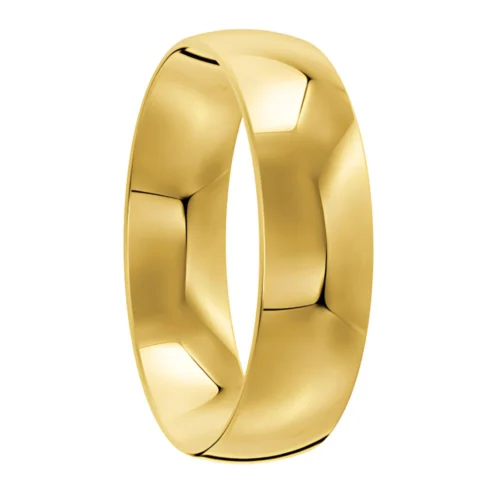 Polished Yellow Gold Wedding Ring