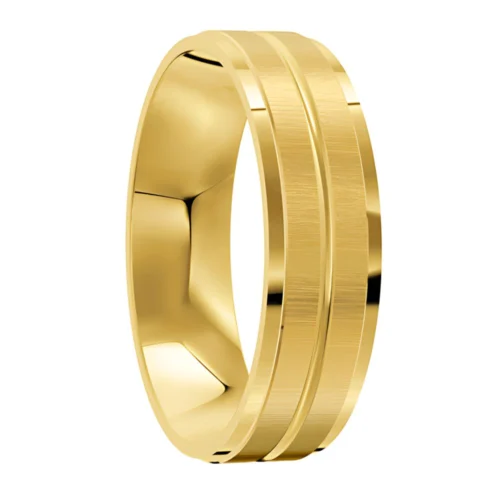 Sophisticated Yellow Gold Wedding Ring