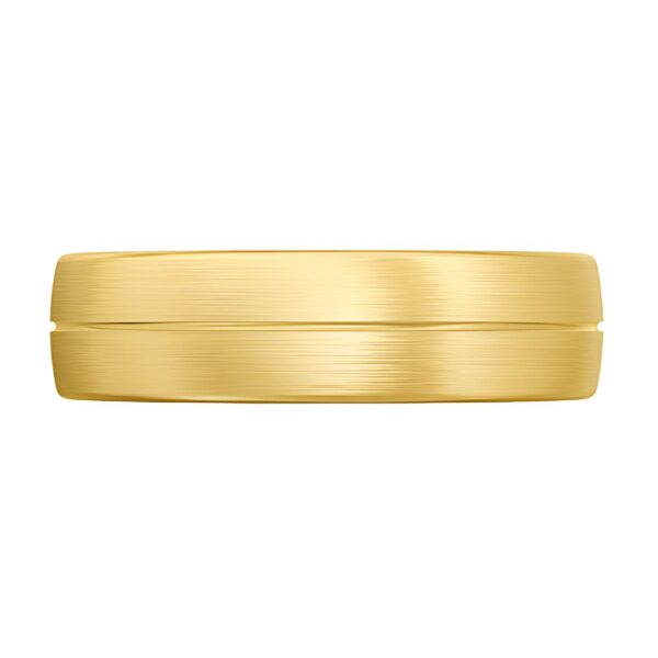 3044 Yellow Gold Centreline Groove Mens Wedding Band 3 3044 Yellow Gold Centreline Groove Mens Wedding Band