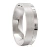 3050 White Gold Mens Wedding Band