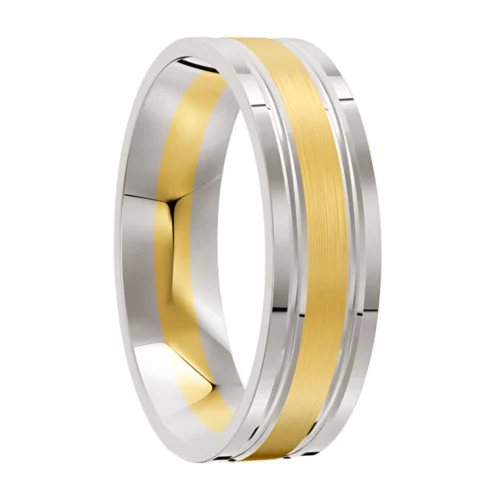 White and Yellow Gold Ring