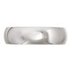 1030 Polished White Gold Mens Wedding Ring