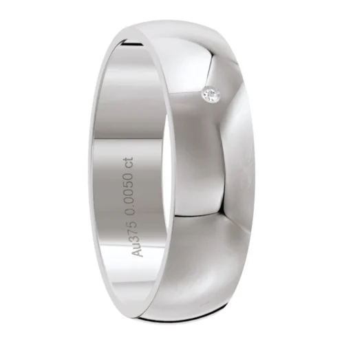 Classic Diamond White Gold Wedding Ring