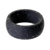 Black Speckle Silicone Mens Ring Australia